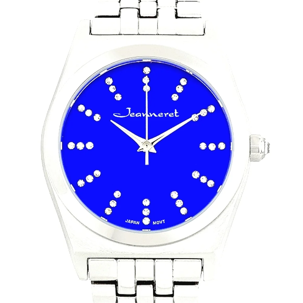 👽Apocalypse Jeanneret Casual Cystal 🌚💜Hour Indices Ladies Watch